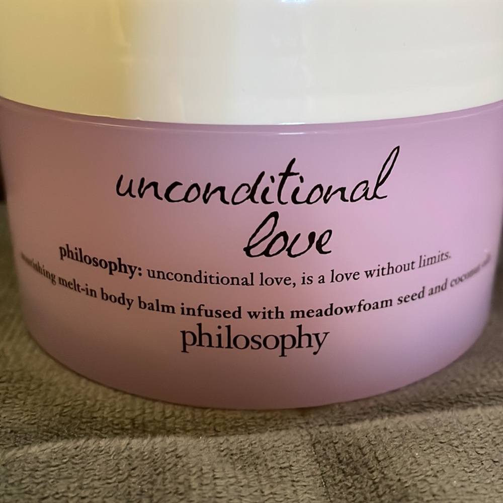 NEW Philosophy Unconditional Love 6 oz nourishing melt-in body balm 💕 - Picture 2 of 4